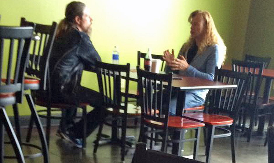 Chris Adler (Lamb Of God) und Dave Mustaine (Megadeth)