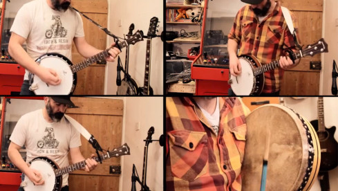 Banjo Guy Ollies Video zu seinem Cover von Metallicas ‘Enter The Sandman’