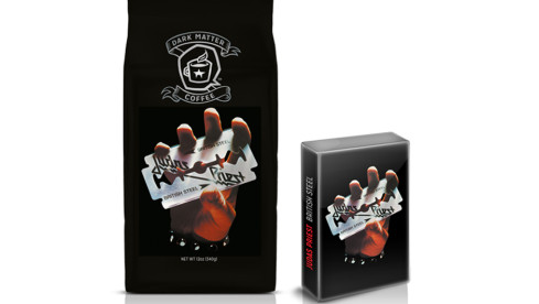 BRITISH STEEL-Kaffee mit Kassetten-Single