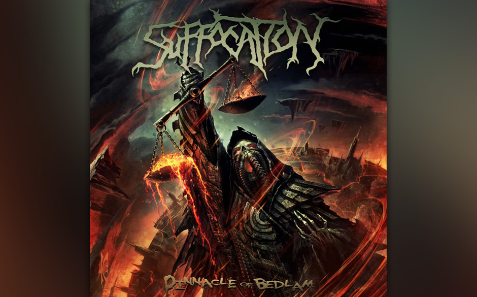 ...PINNACLE OF BEDLAM von Suffocation.