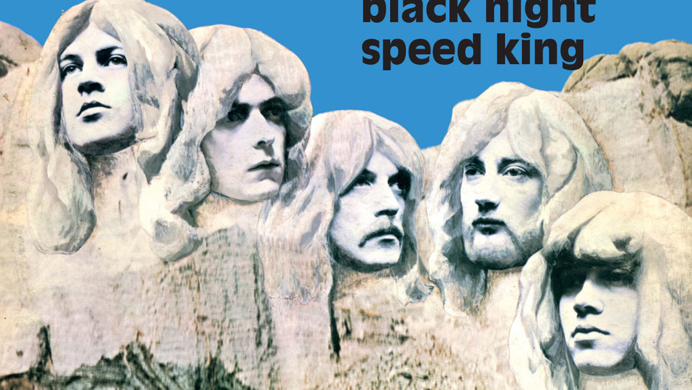 Deep Purple BLACK NIGHT/SPEED KING  - 7”, blaue Vinyl-Single