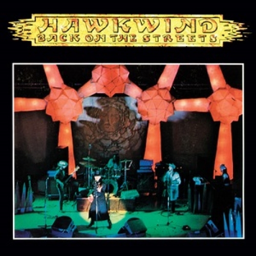 Hawkwind BACK ON THE STREETS/THE DREAM OF ISIS - remasterede Wiederveröffentlichung der Picture Disc von 1977, weißes Vinyl