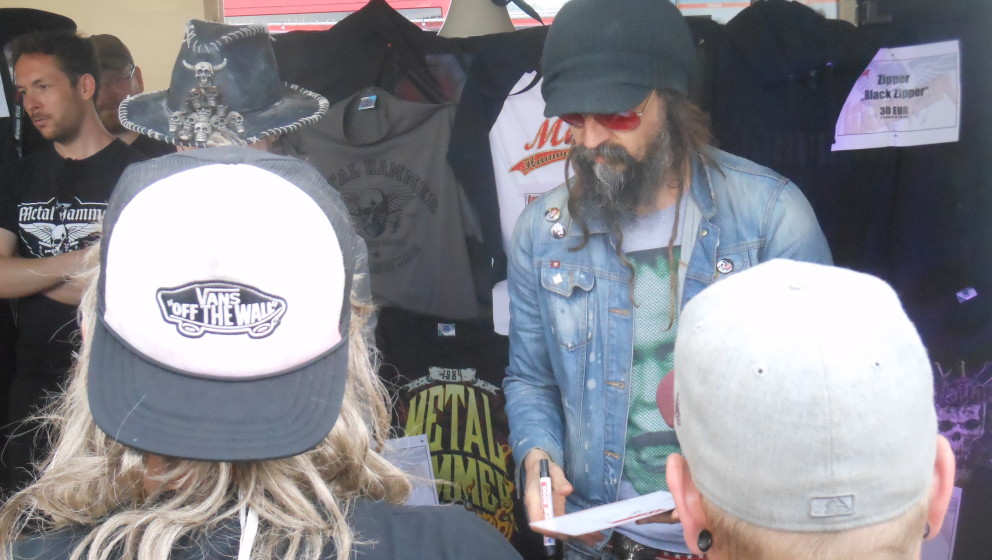 Rob Zombie Autogrammstunde, With Full Force 2014