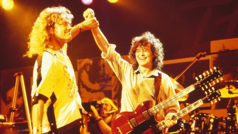 UNSPECIFIED - CIRCA 2000:  Photo of PAGE & PLANT and Jimmy PAGE and Robert PLANT and LED ZEPPELIN; L-R: Robert Plant, Jimm...