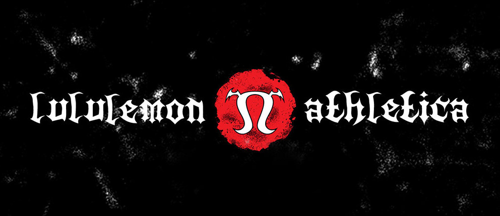 Lululemon Athletics als  Metal-Logo