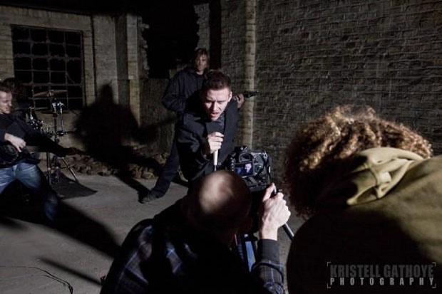 Tesseract beim Video-Dreh