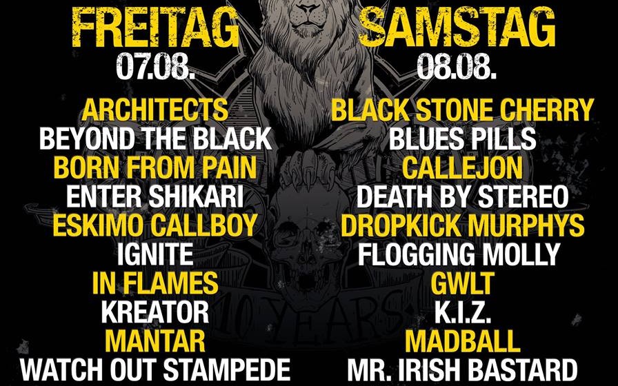 Reload Festival Tagesaufteilung