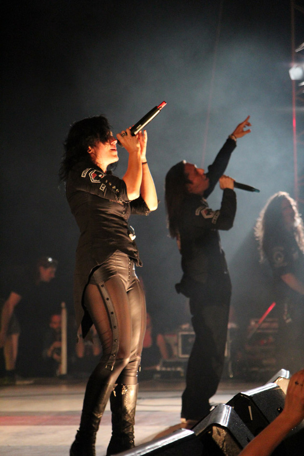 Lacuna Coil live, Earshakerday 2012