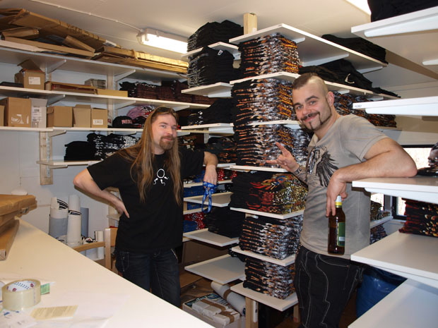 Hausbesuch bei Sabaton in Schweden, 2012