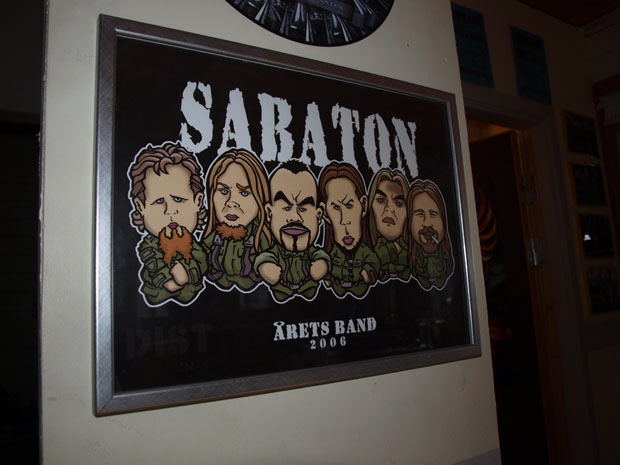 Hausbesuch bei Sabaton in Schweden, 2012