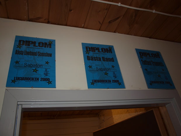 Hausbesuch bei Sabaton in Schweden, 2012