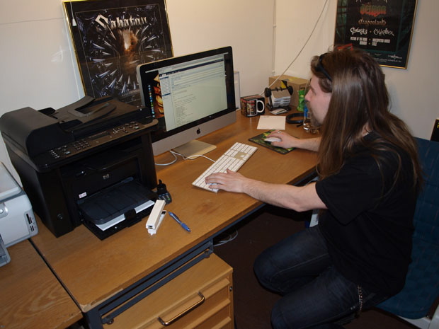 Hausbesuch bei Sabaton in Schweden, 2012