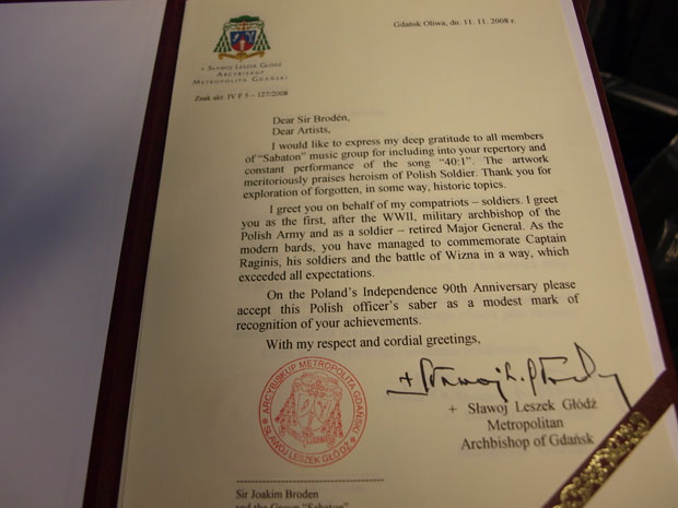 Hausbesuch bei Sabaton in Schweden, 2012