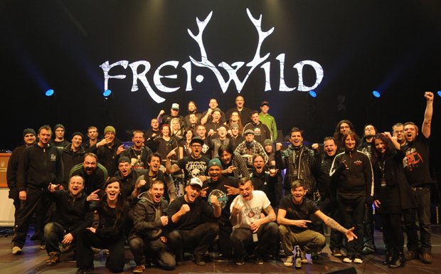 Frei.Wild während ihrer Xmas-Tour 2011/2012