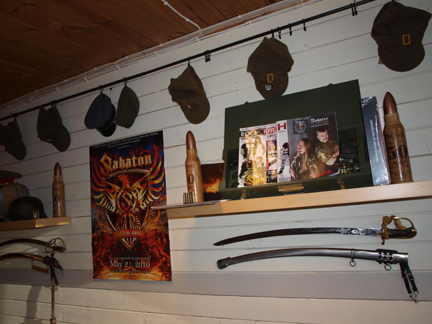 Hausbesuch bei Sabaton in Schweden, 2012