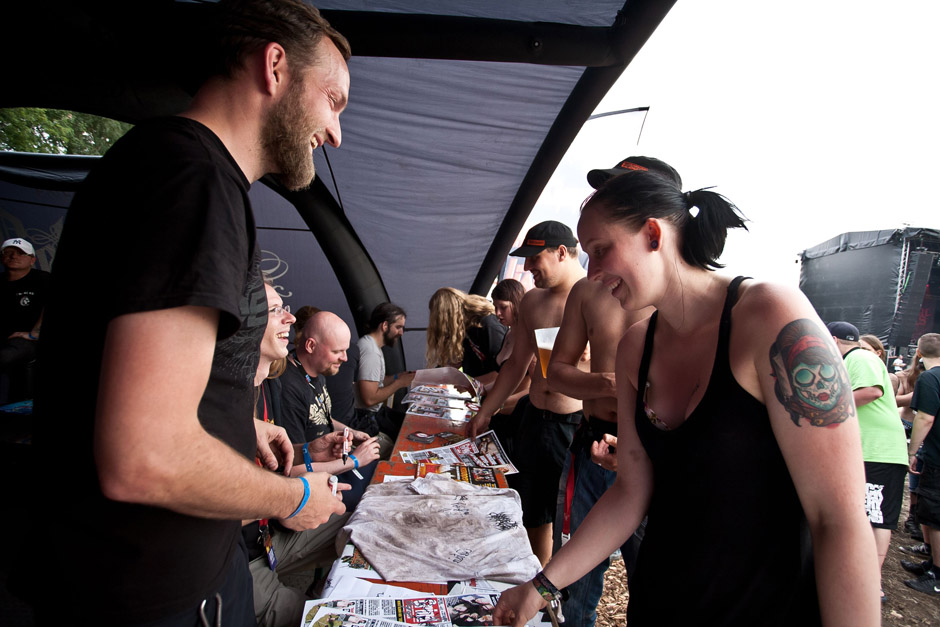 Excrementory Grindfuckers live, Extremefest 2012 in Hünxe