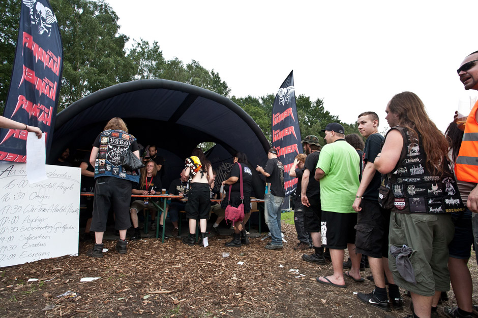 Excrementory Grindfuckers live, Extremefest 2012 in Hünxe