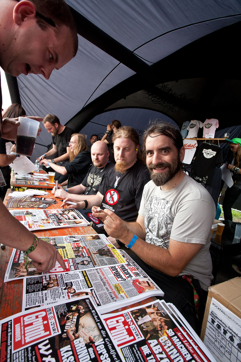 Excrementory Grindfuckers live, Extremefest 2012 in Hünxe