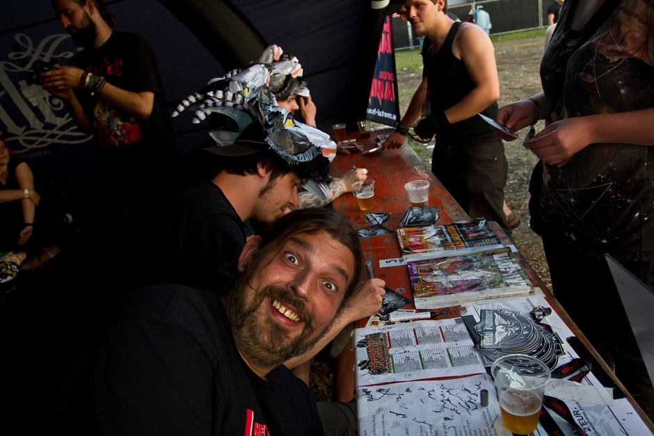 Milking The Goatmachine live, Extremefest 2012 in Hünxe