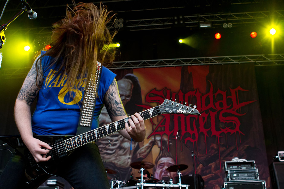 Suicidal Angels live, Extremefest 2012 in Hünxe