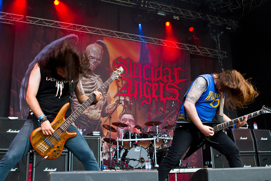 Suicidal Angels live, Extremefest 2012 in Hünxe