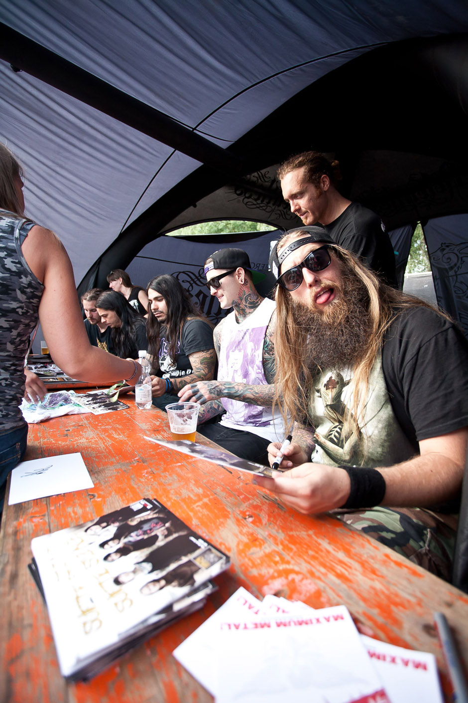 Suicidal Angels live, Extremefest 2012 in Hünxe