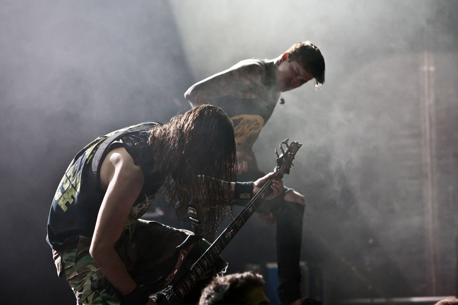 Suicide Silence live, Extremefest 2012 in Hünxe