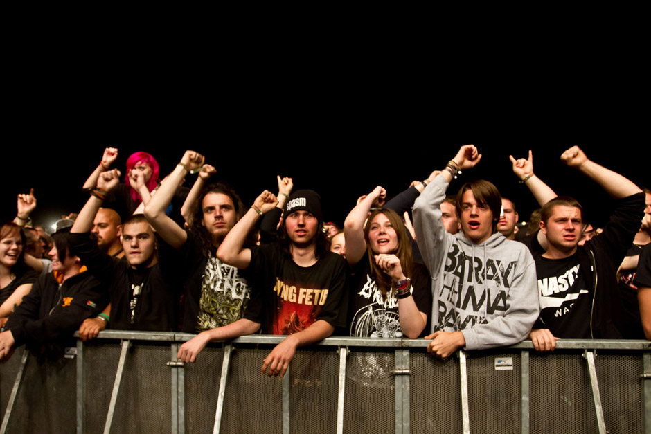 Suicide Silence live, Extremefest 2012 in Hünxe