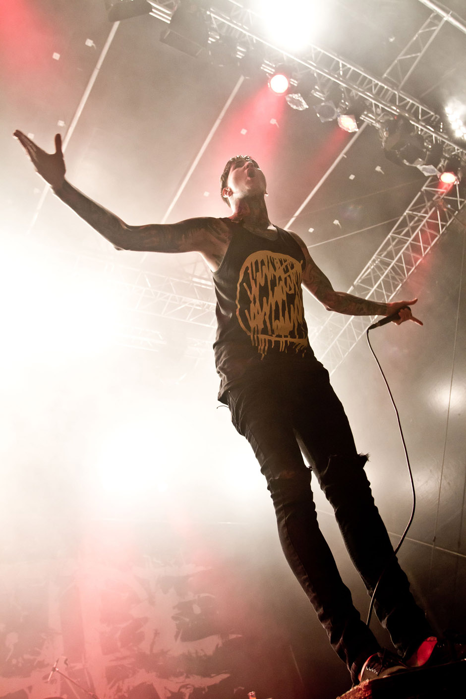 Suicide Silence live, Extremefest 2012 in Hünxe