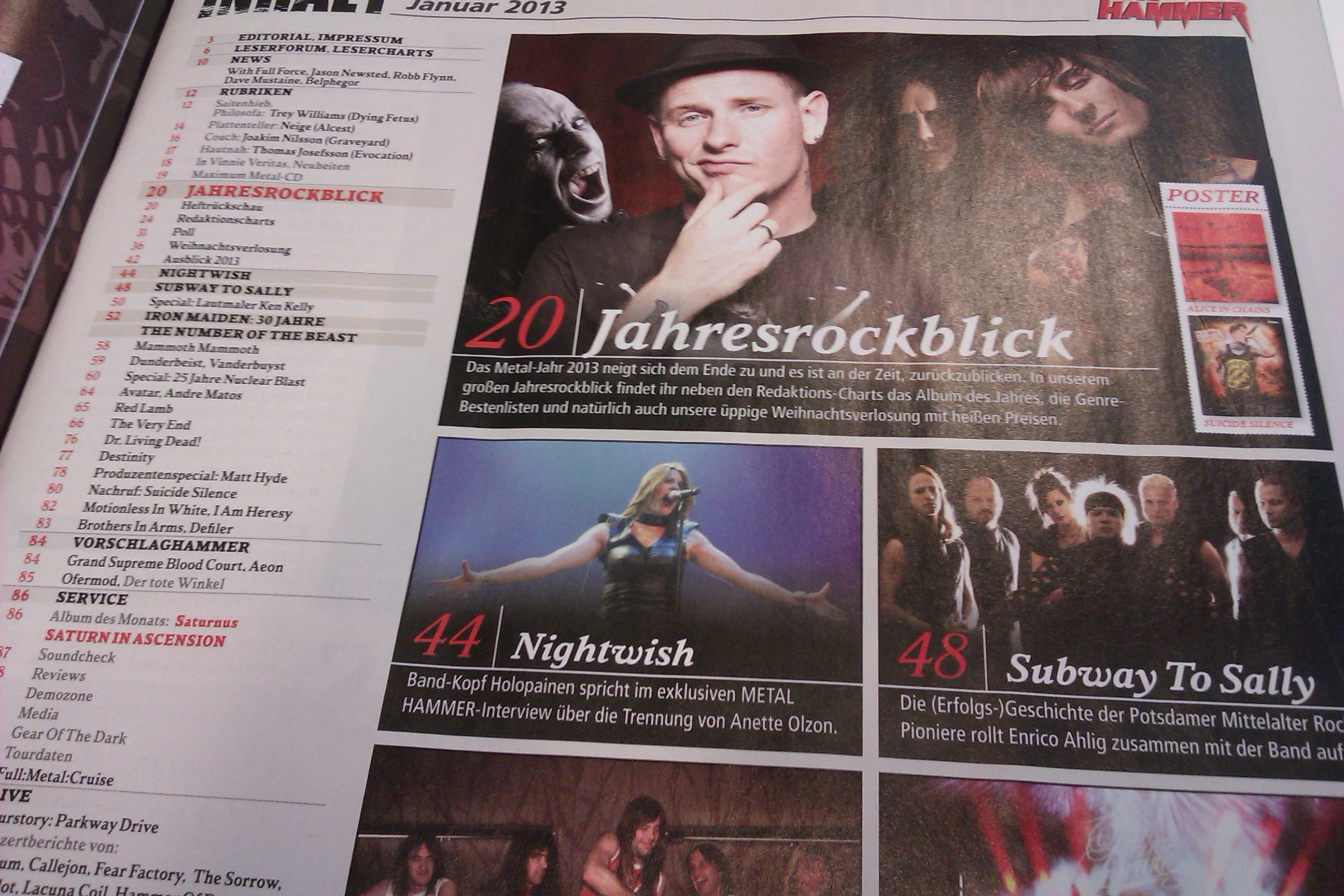 METAL HAMMER-Ausgabe 01/2013