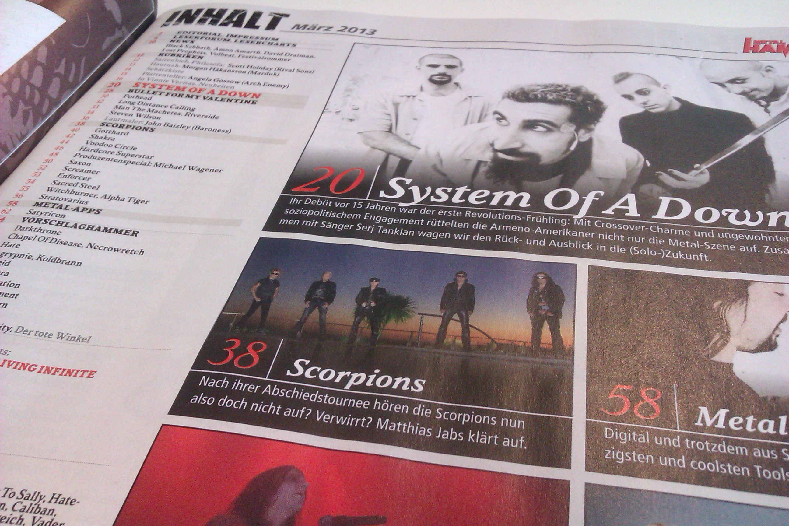 METAL HAMMER-Ausgabe 03/2013