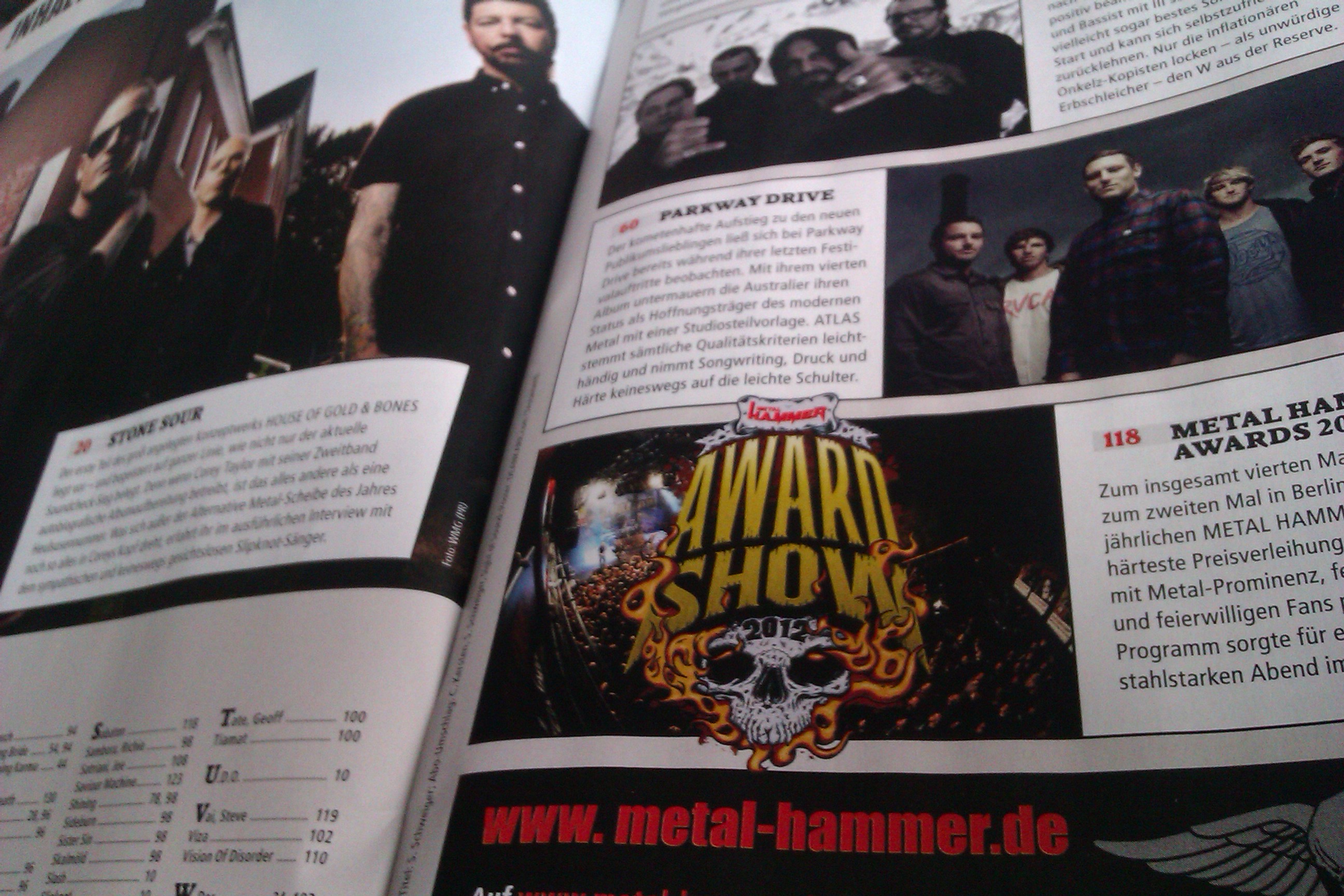 METAL HAMMER 11/2012