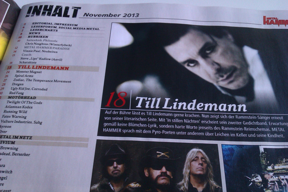 METAL HAMMER-Ausgabe November 2013