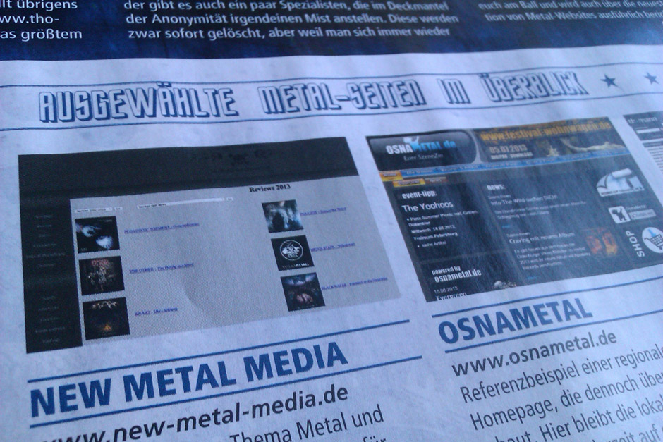 METAL HAMMER-Ausgabe November 2013