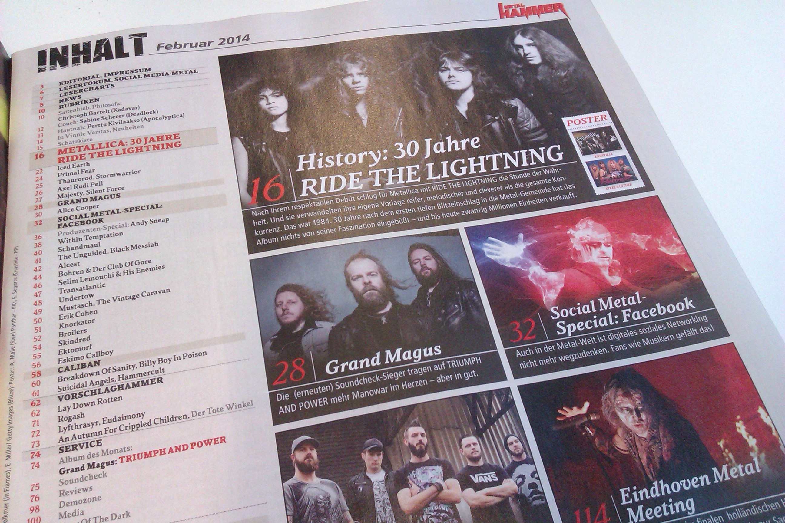 METAL HAMMER-Ausgabe 02/2014