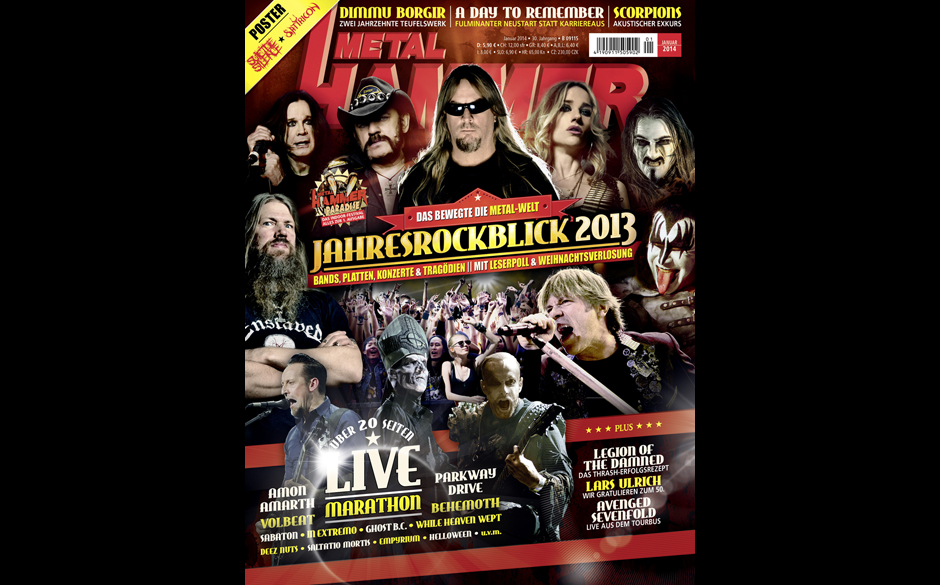 METAL HAMMER-Ausgabe Januar 2014