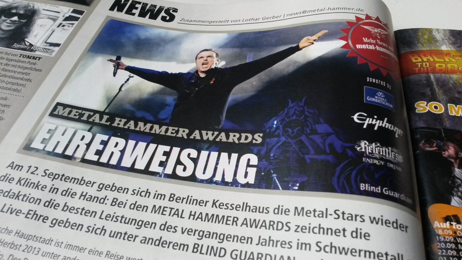 METAL HAMMER-Ausgabe September 2014