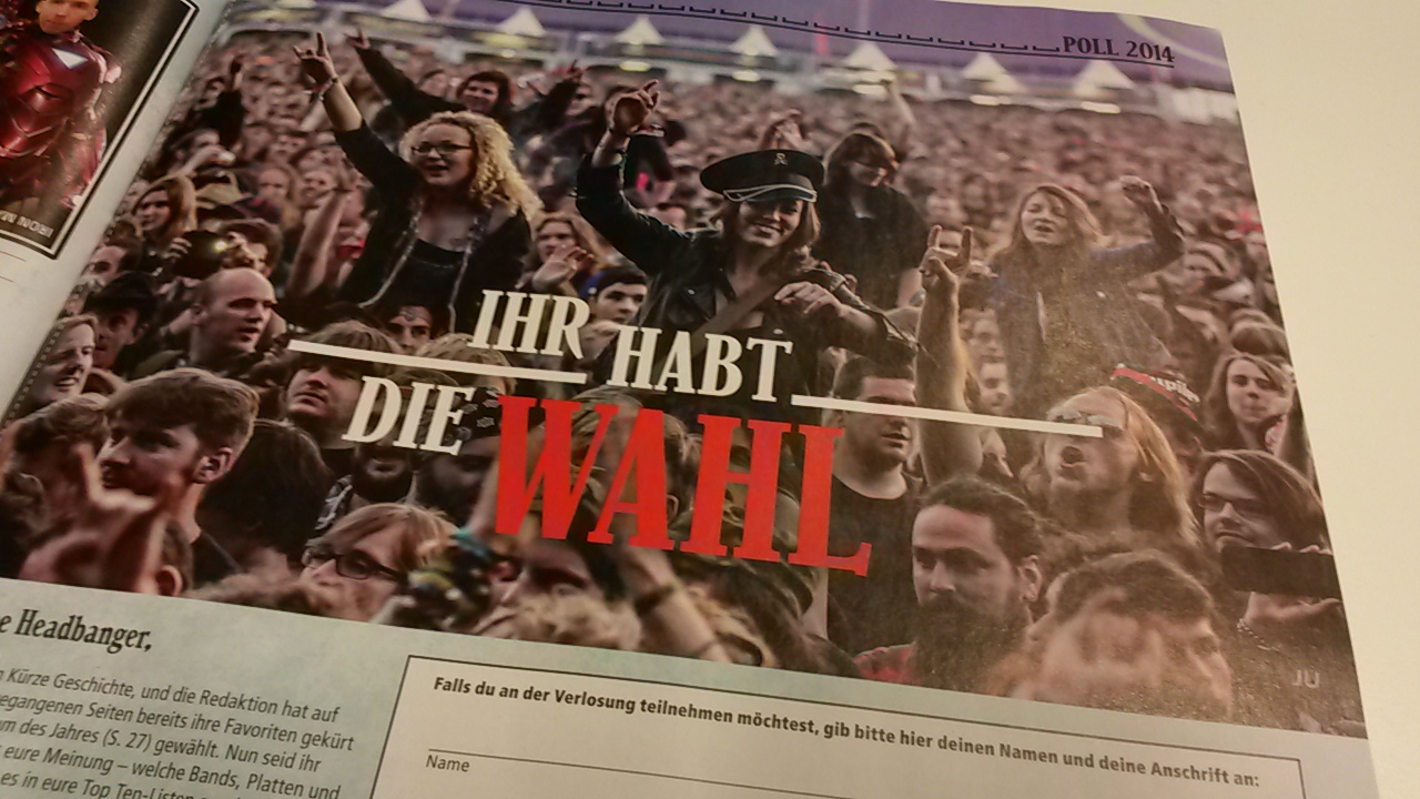 METAL HAMMER-Ausgabe Januar 2015