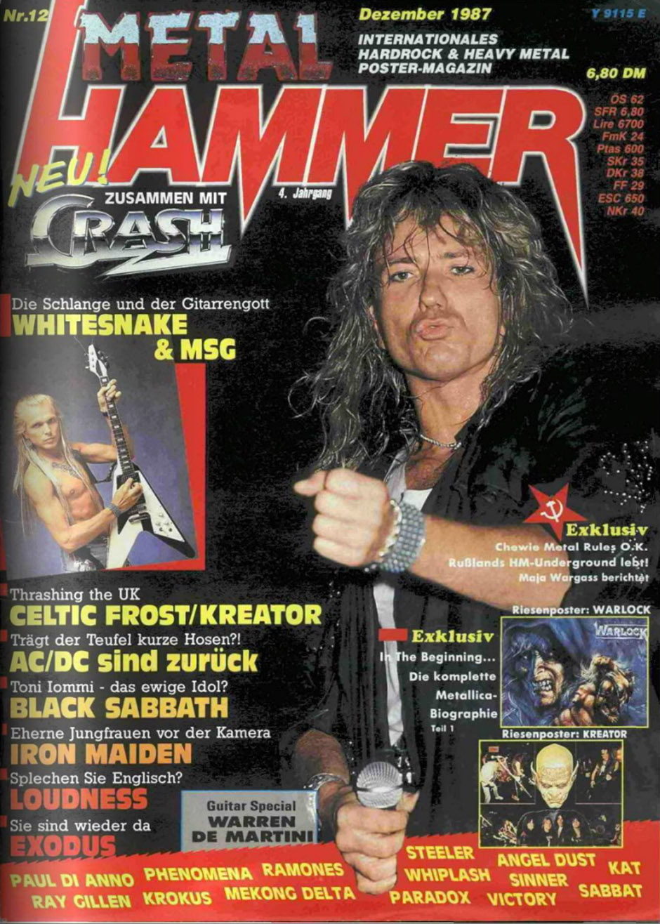 METAL HAMMER-Ausgabe 12/1987