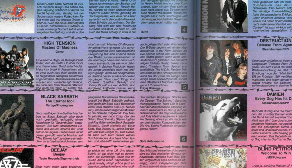 METAL HAMMER-Ausgabe 12/1987