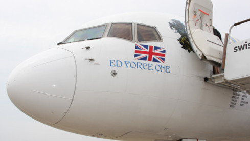 Iron Maiden und ihre Ed Force One
