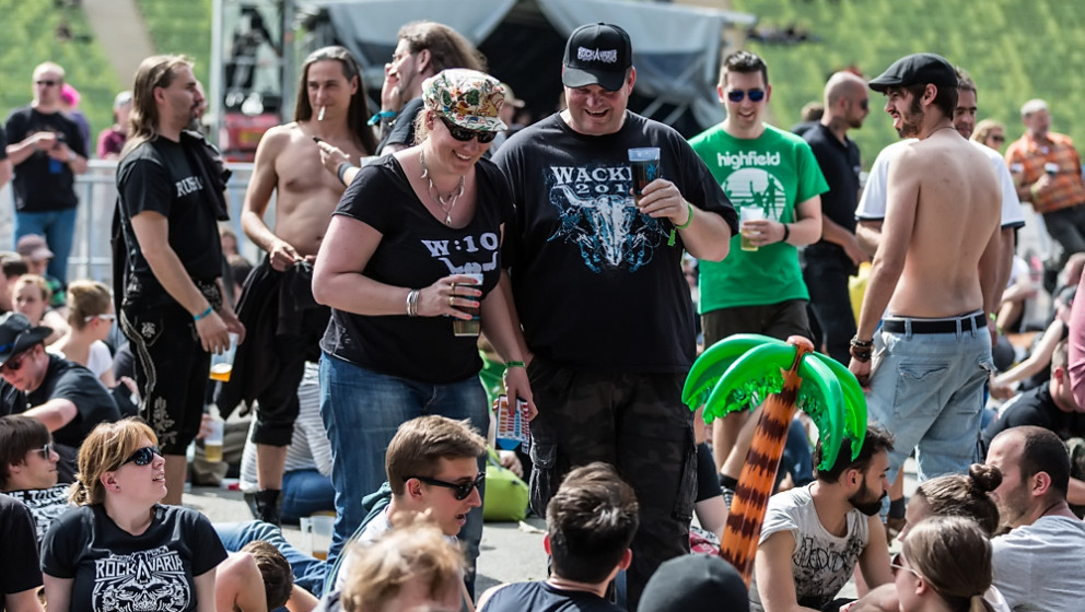 Die Besucher beim Rockavaria