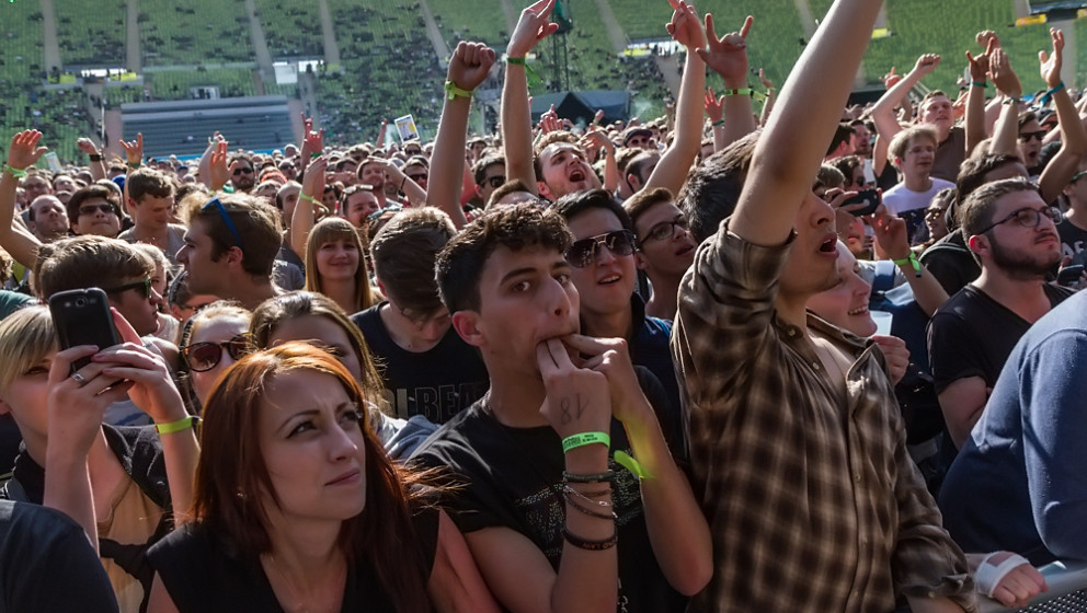 Die Besucher beim Rockavaria
