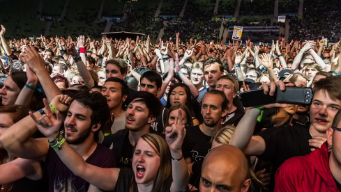 Die Besucher beim Rockavaria
