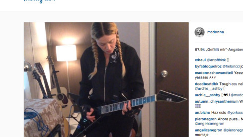 Madonna Instagram Srceenshot