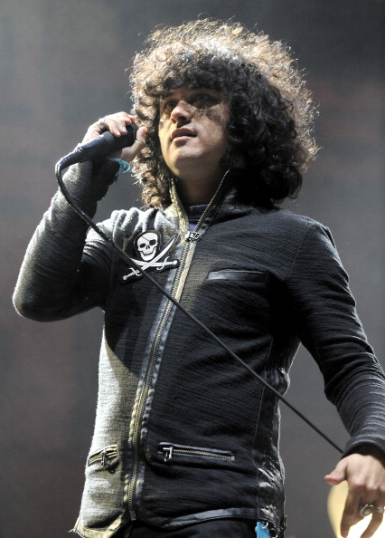 INDIO, CA - APRIL 15:  Cedric Bixler-Zavala of At the Drive-In performs as part of Day 3 of the 2012 Coachella Valley Musi...