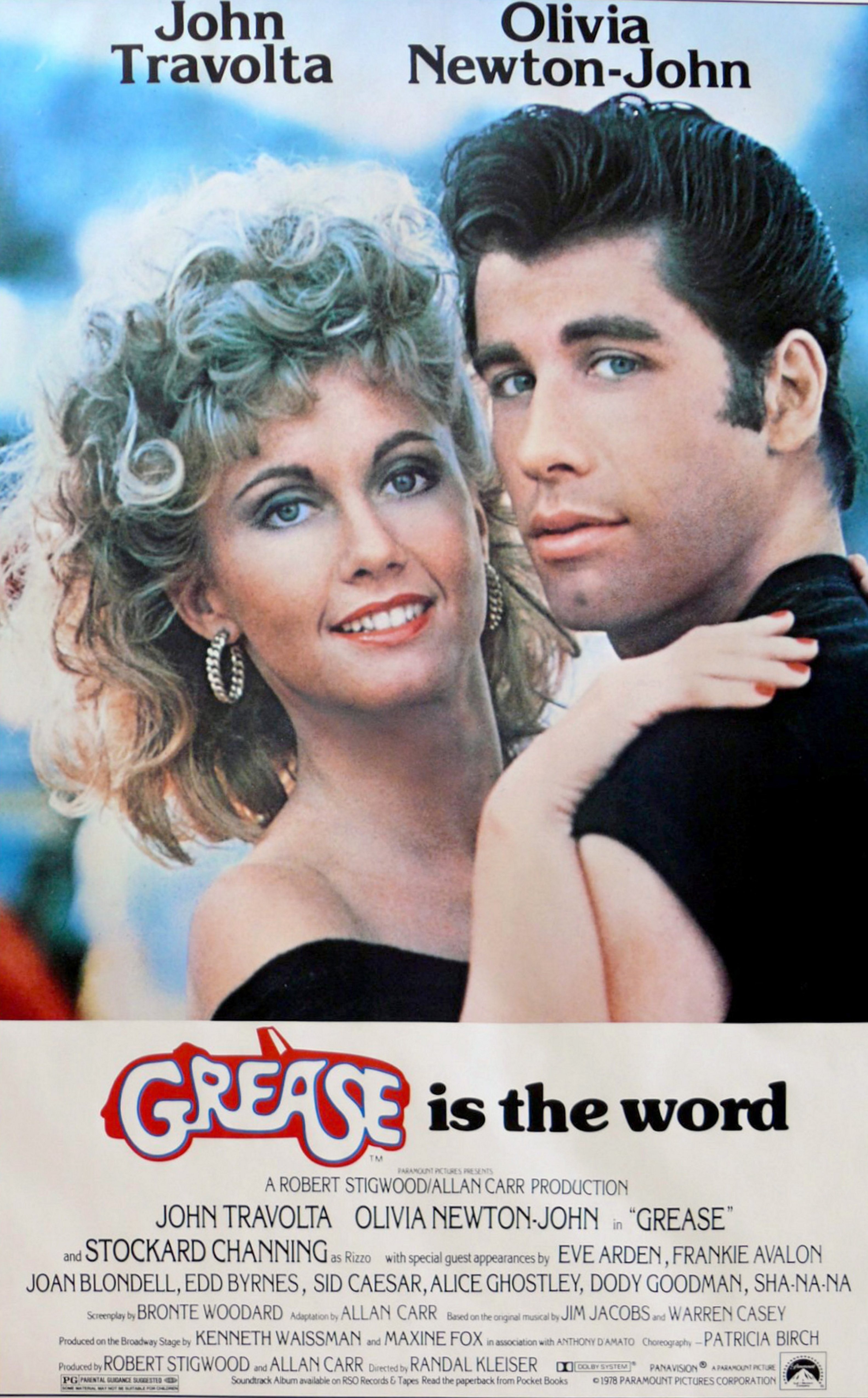 Das Film-Plakat zu Grease