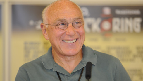 NUERBURG, GERMANY - JUNE 05: Marek Lieberberg, founder and organiser of Rock Am Ring attends a press conference during the...