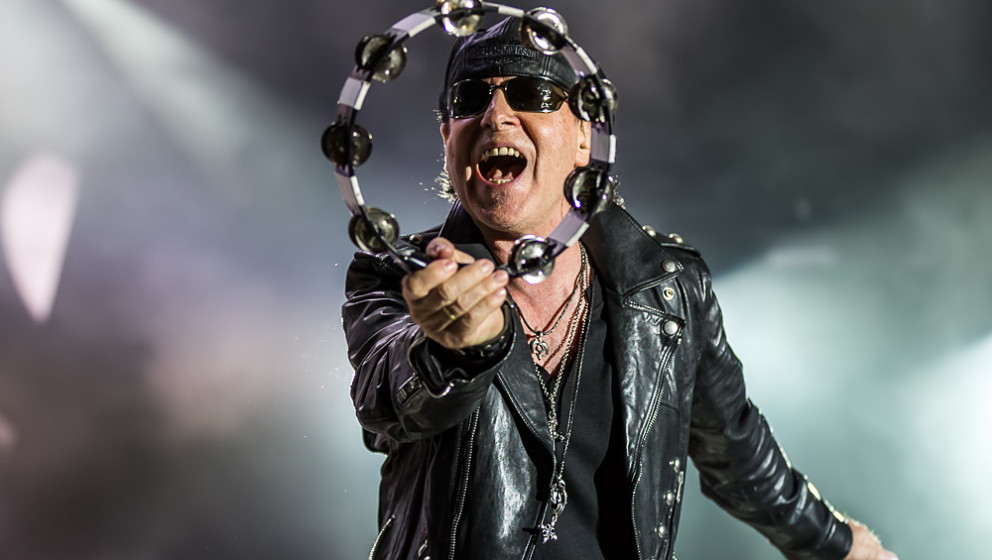 Klaus Meine mit den Scorpions live in Coburg, 21.08.2015