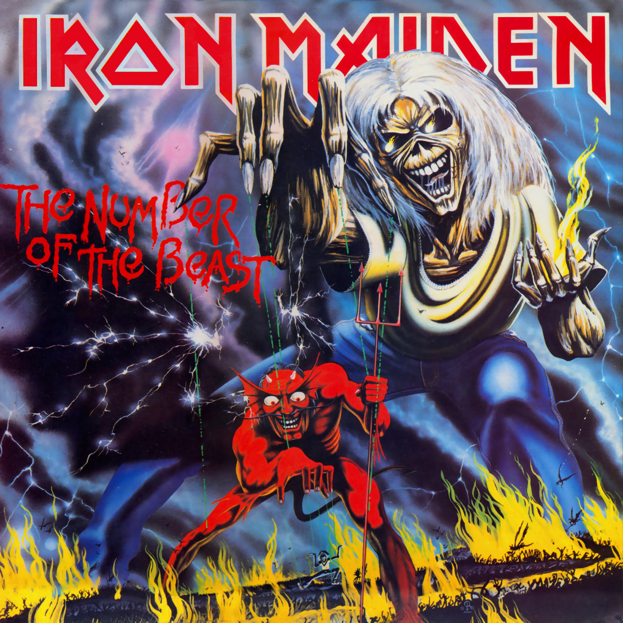 Iron Maiden THE NUMBER OF THE BEAST 1982